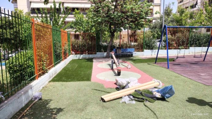 Κλειστή μέχρι τις 11/5 η παιδική χαρά της οδού Ομηρείου λόγω εργασιών